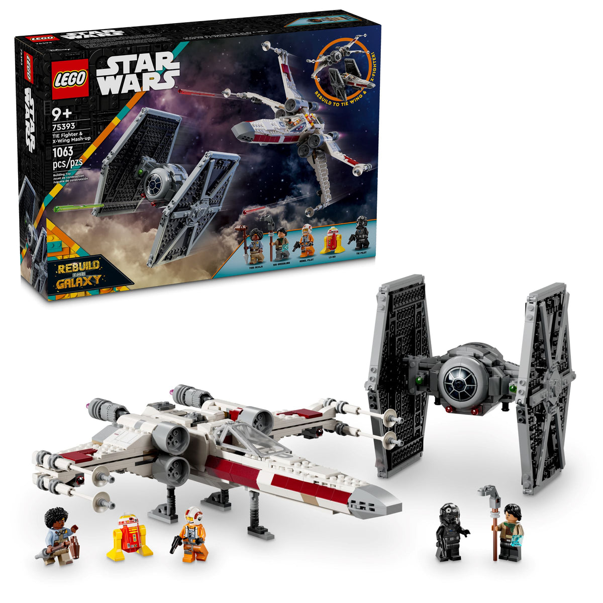LEGO Star Wars TIE Fighter & X-Wing Mash-Up 75393 building set