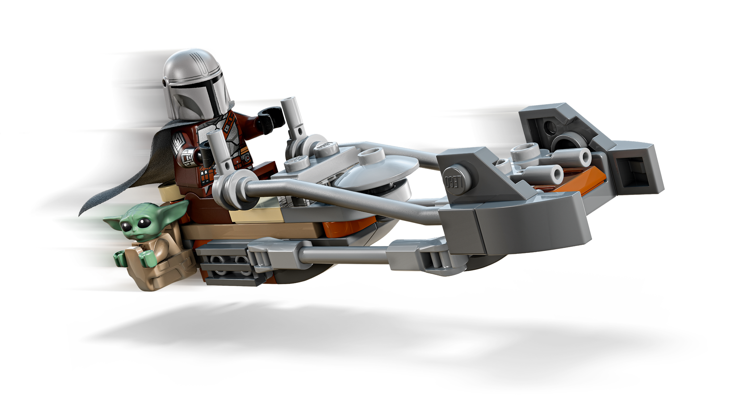 LEGO Star Wars The Mandalorian and Grogu Speeder Bike Set-Lego / Star Wars-Bricking Lebanon