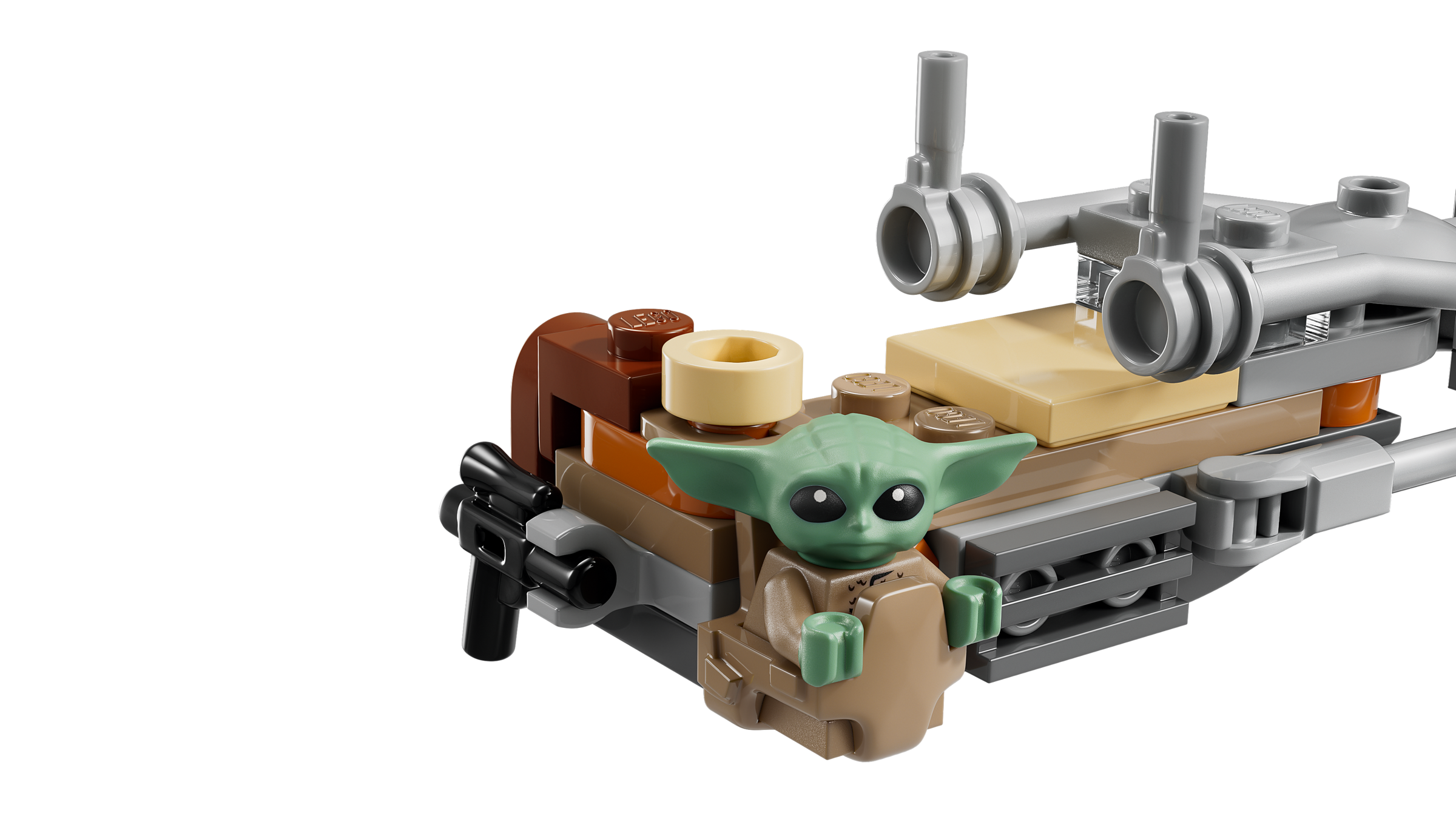 LEGO Star Wars The Mandalorian and Grogu Speeder Bike Set-Lego / Star Wars-Bricking Lebanon