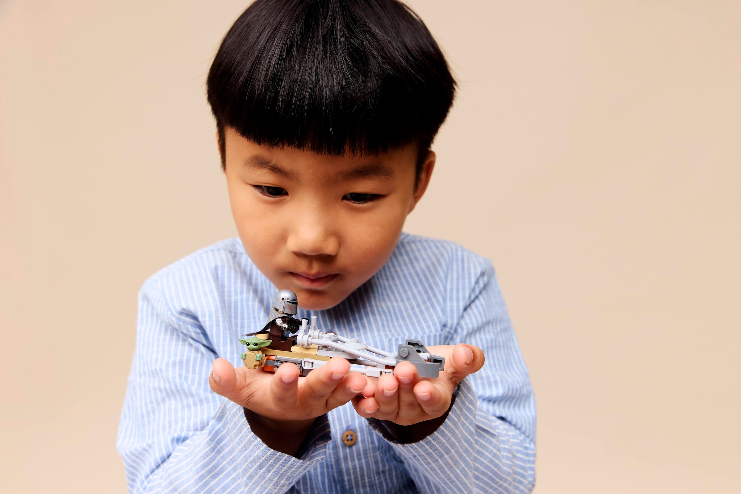 LEGO Star Wars The Mandalorian and Grogu Speeder Bike Set-Lego / Star Wars-Bricking Lebanon