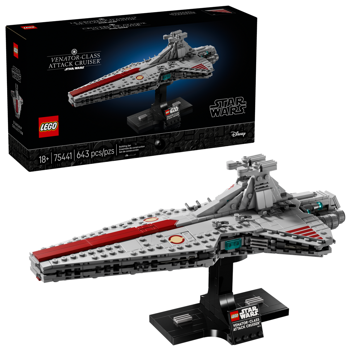 LEGO Star Wars Venator Class Attack Cruiser 75441 Starship-Bricking Lebanon