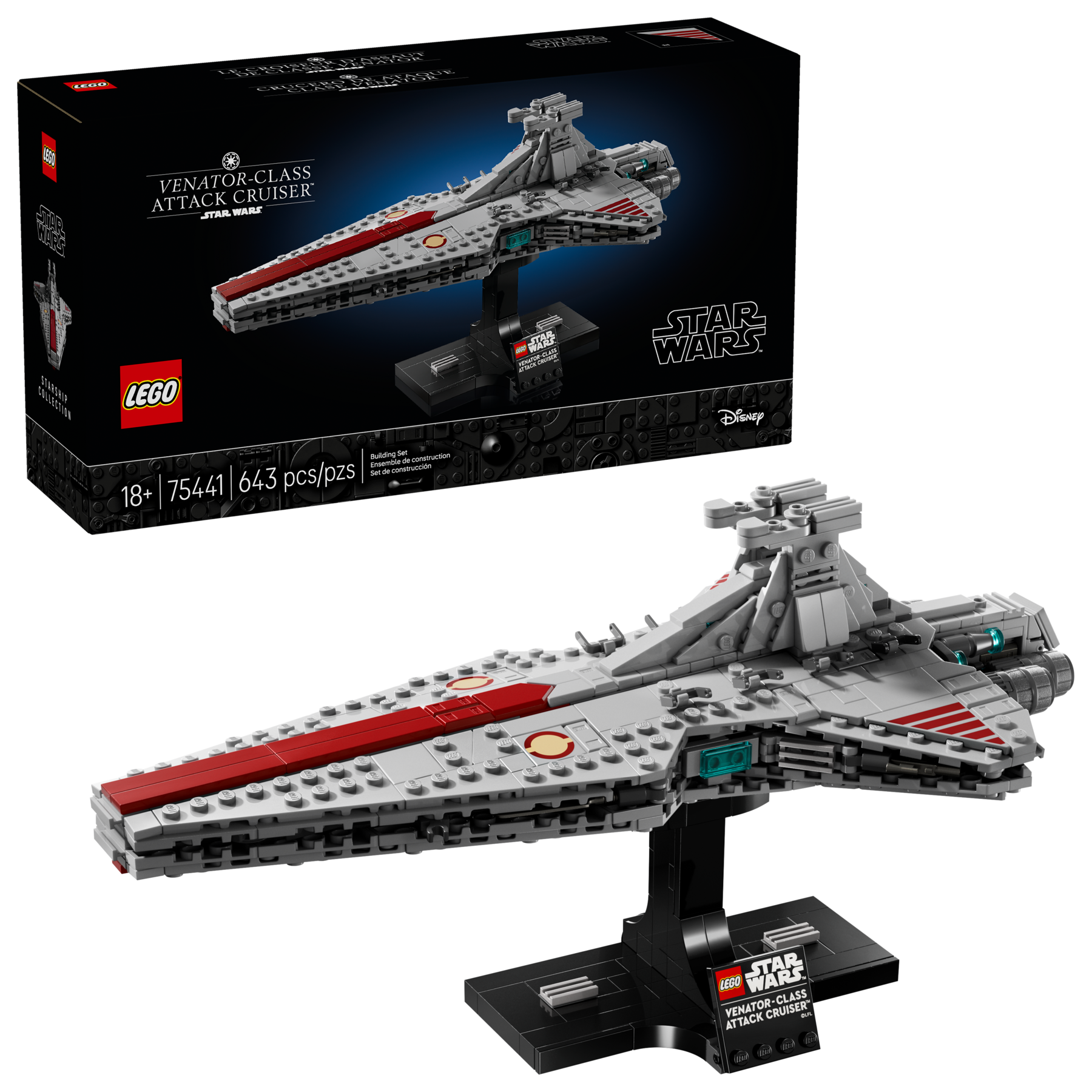 LEGO Star Wars Venator-Class Attack Cruiser 75441 Starship Building Set-Lego / Star Wars-Bricking Lebanon