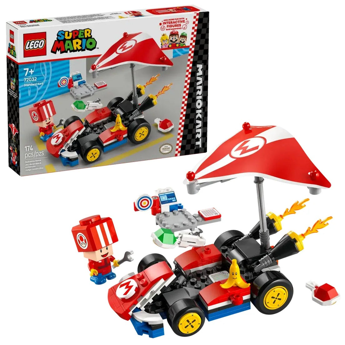 LEGO Super Mario Mario Standard Kart 72032-Bricking Lebanon