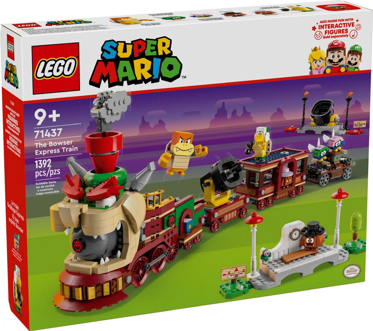 LEGO Super Mario The Bowser Express Train 71437-Bricking Lebanon