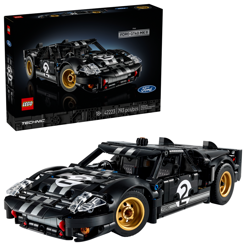 LEGO Technic 1966 Ford GT40 MKII Race Car Building Set 42223-Lego / Technic-Bricking Lebanon