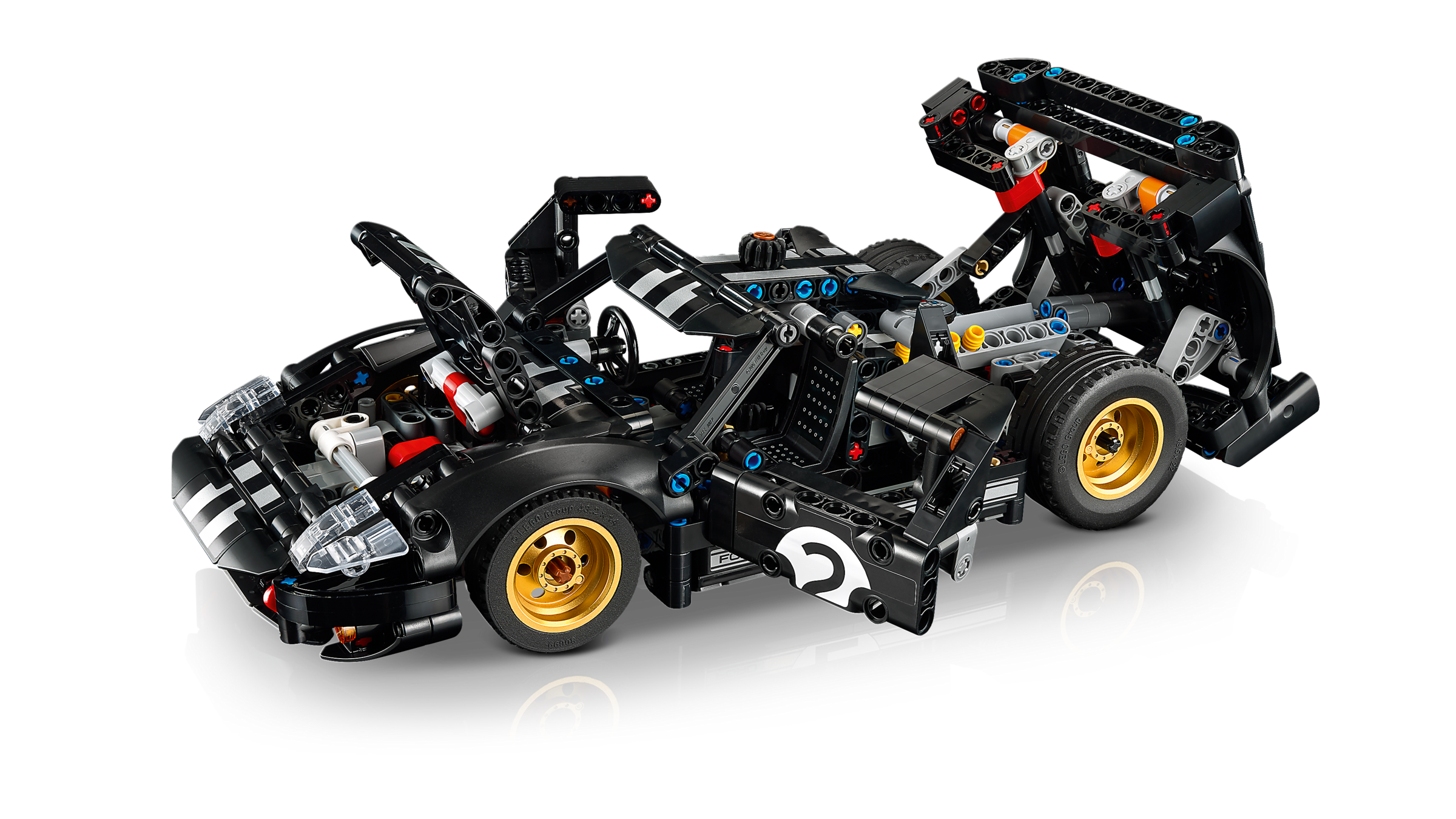 LEGO Technic 1966 Ford GT40 MKII Race Car Building Set 42223-Lego / Technic-Bricking Lebanon