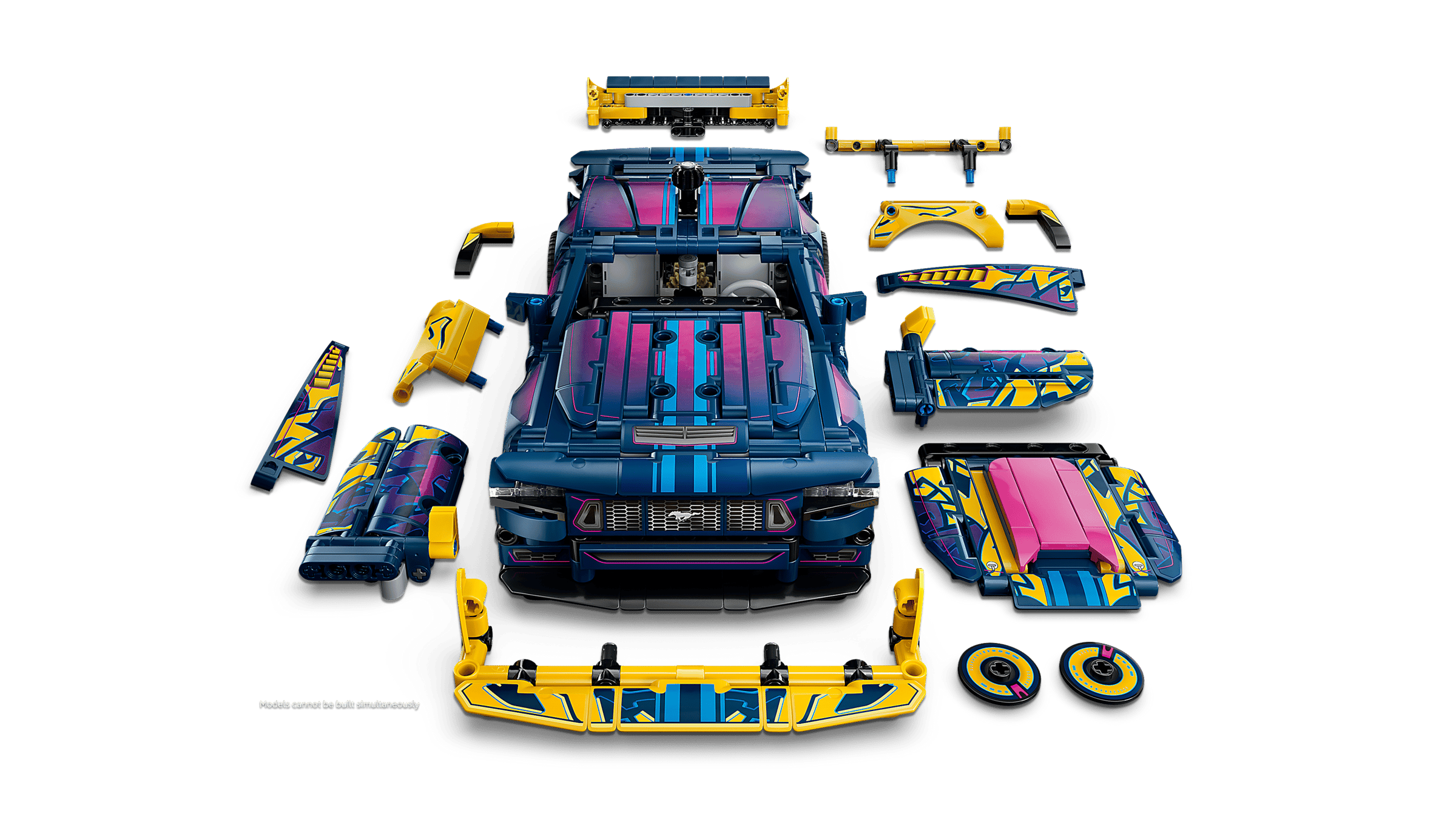 LEGO Technic Custom Garage Ford Mustang GT Car - 42236