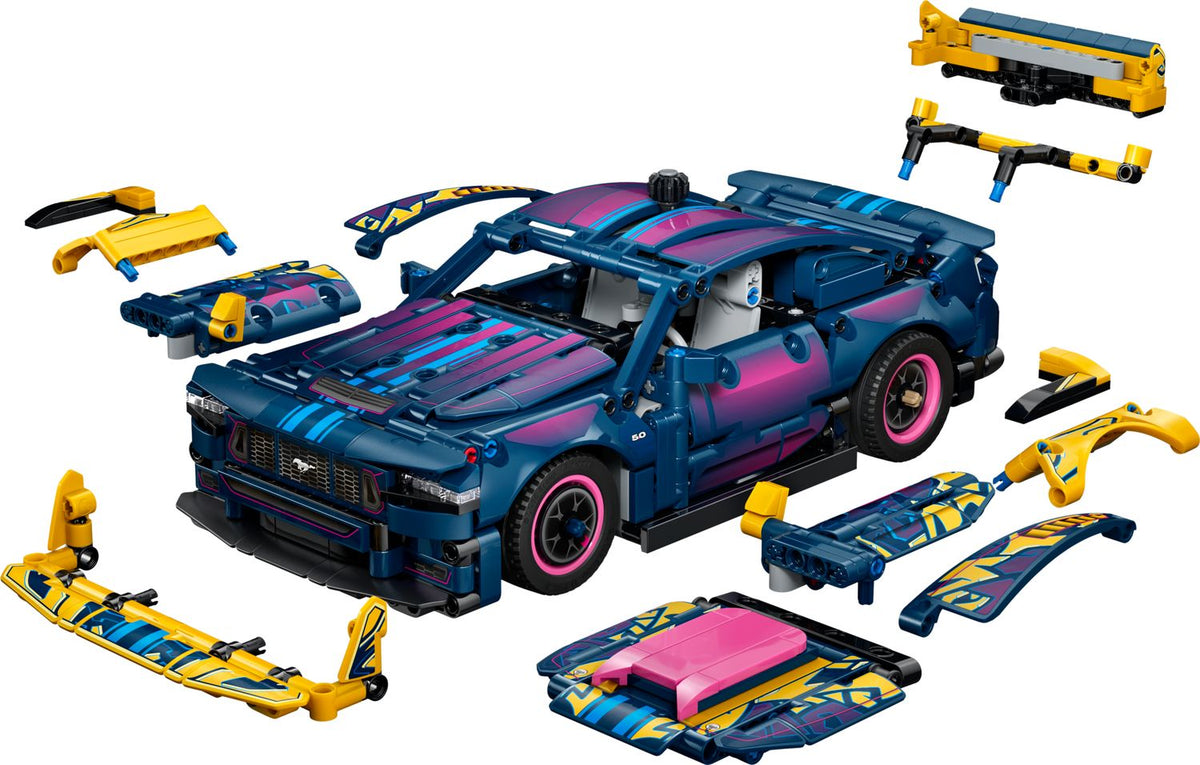 LEGO Technic Custom Garage Ford Mustang GT Car 42236-Bricking Lebanon