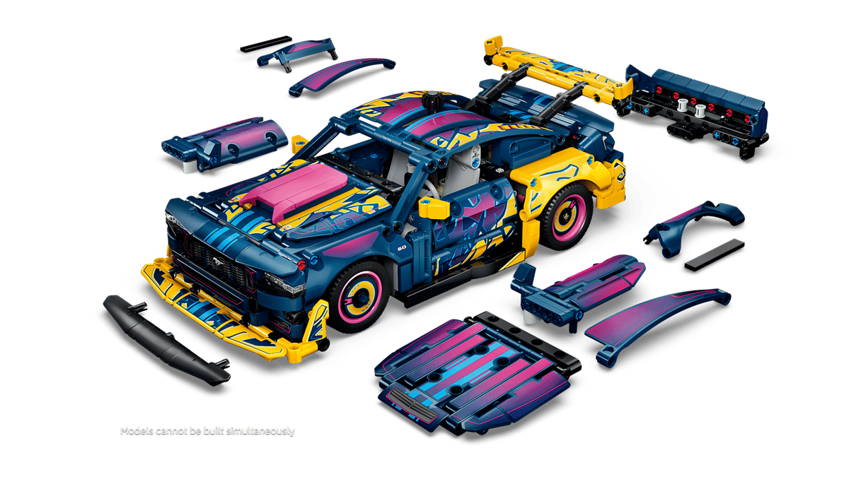 LEGO Technic Custom Garage Ford Mustang GT Car 42236-Bricking Lebanon