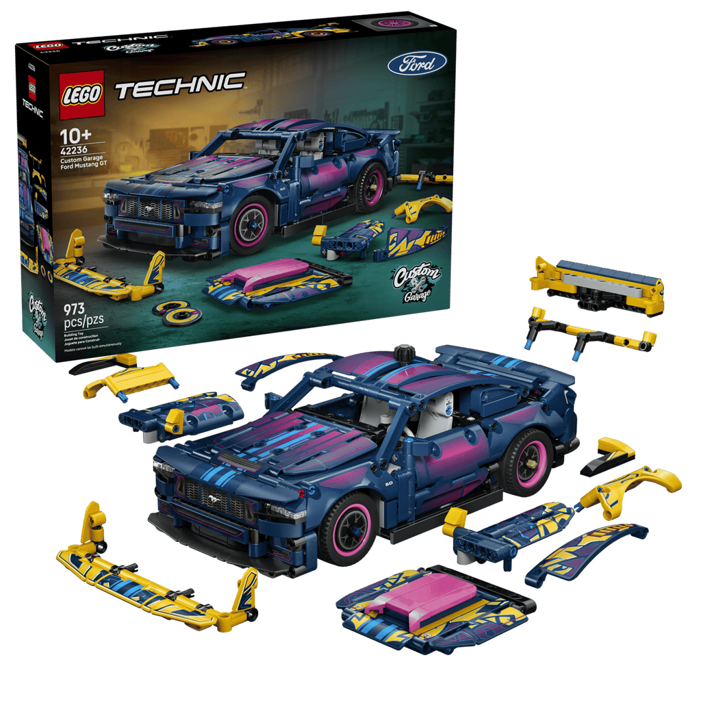 LEGO Technic Custom Garage Ford Mustang GT Car - 42236