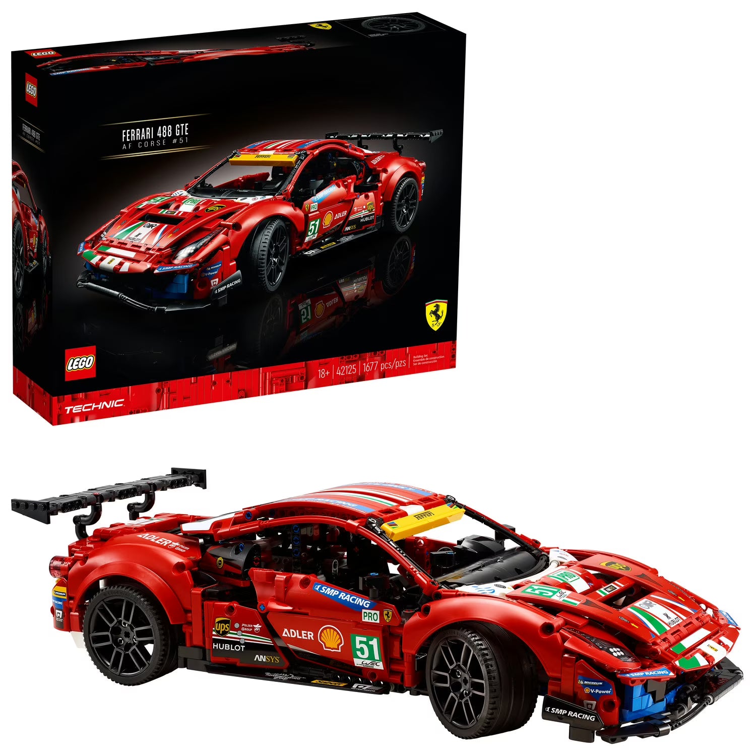 LEGO Technic - Ferrari 488 GTE “AF Corse #51” - 42125