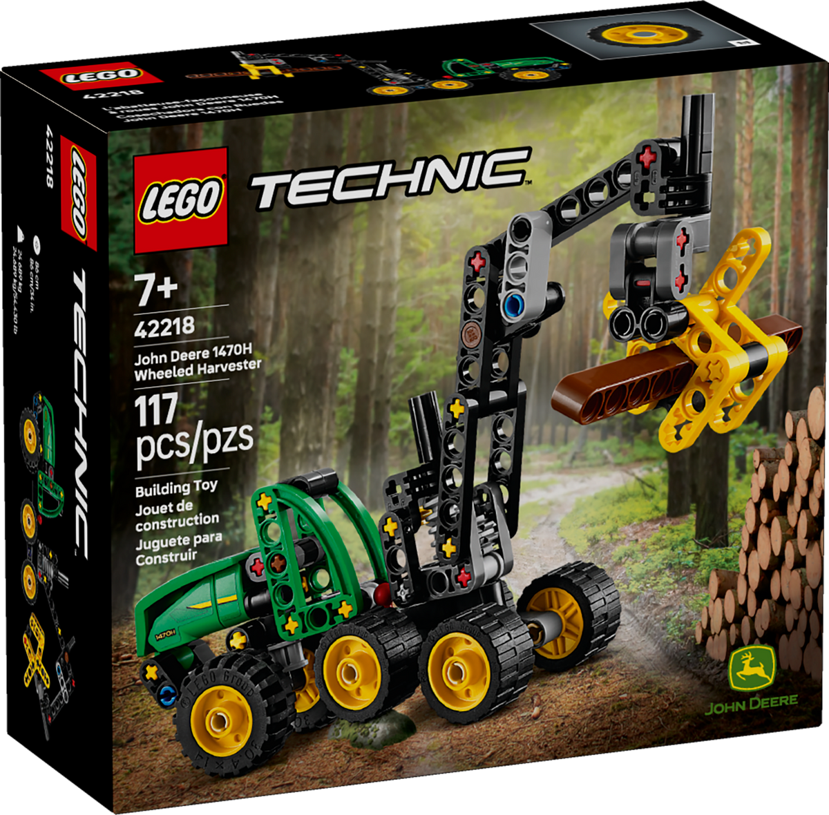 LEGO Technic John Deere 1470H Wheeled Harvester 42218-Bricking Lebanon
