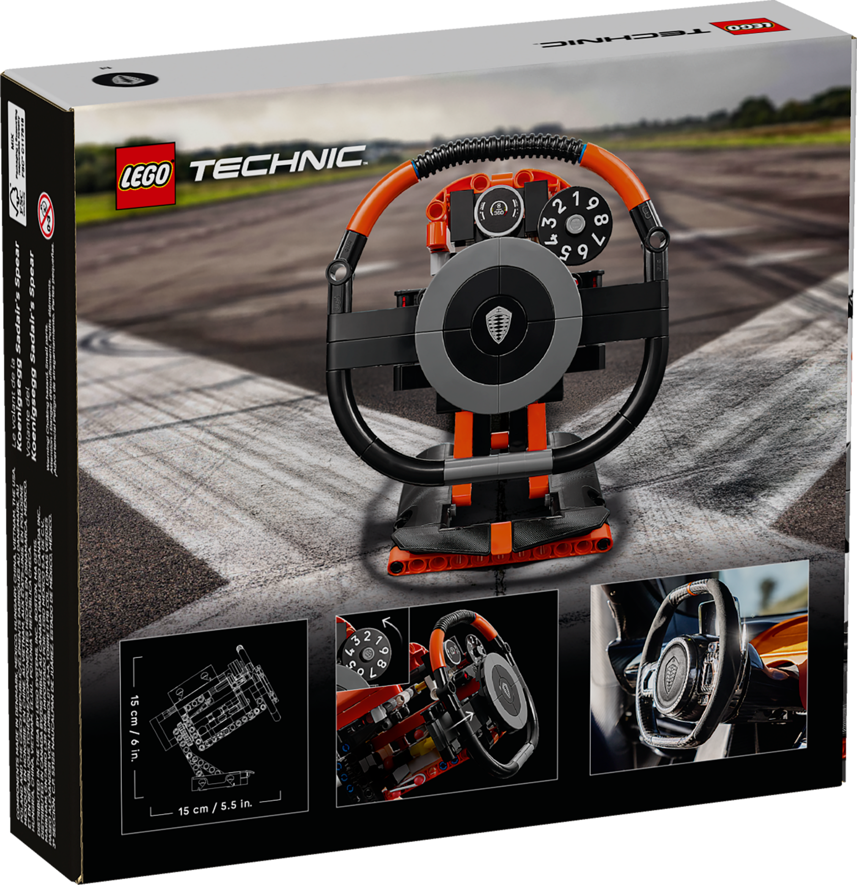 LEGO Technic - Koenigsegg Sadair's Spear Steering Wheel - 40894