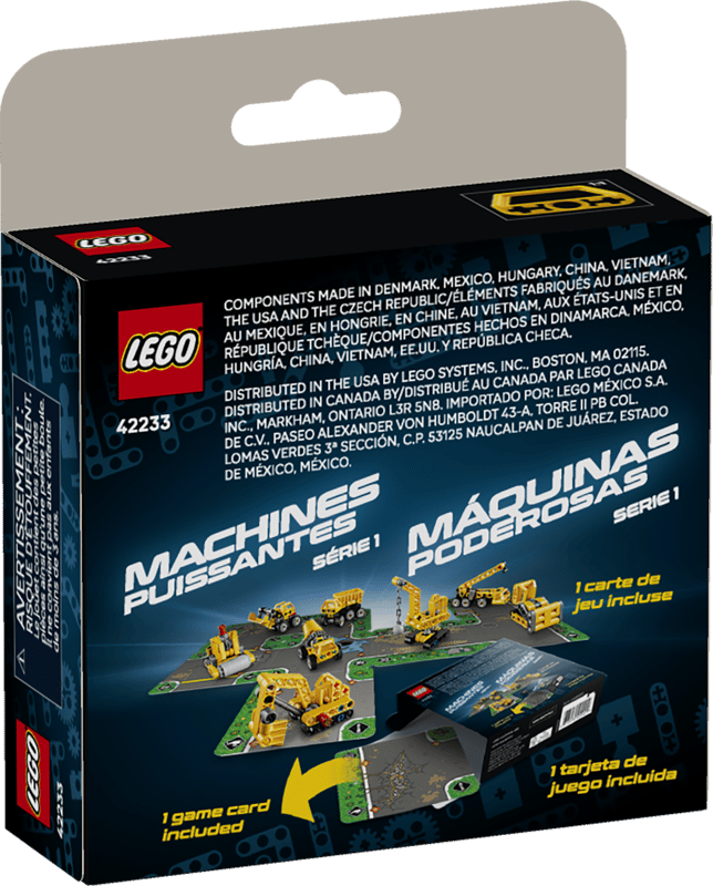 LEGO Technic - Mighty Machines Construction Set - 42233
