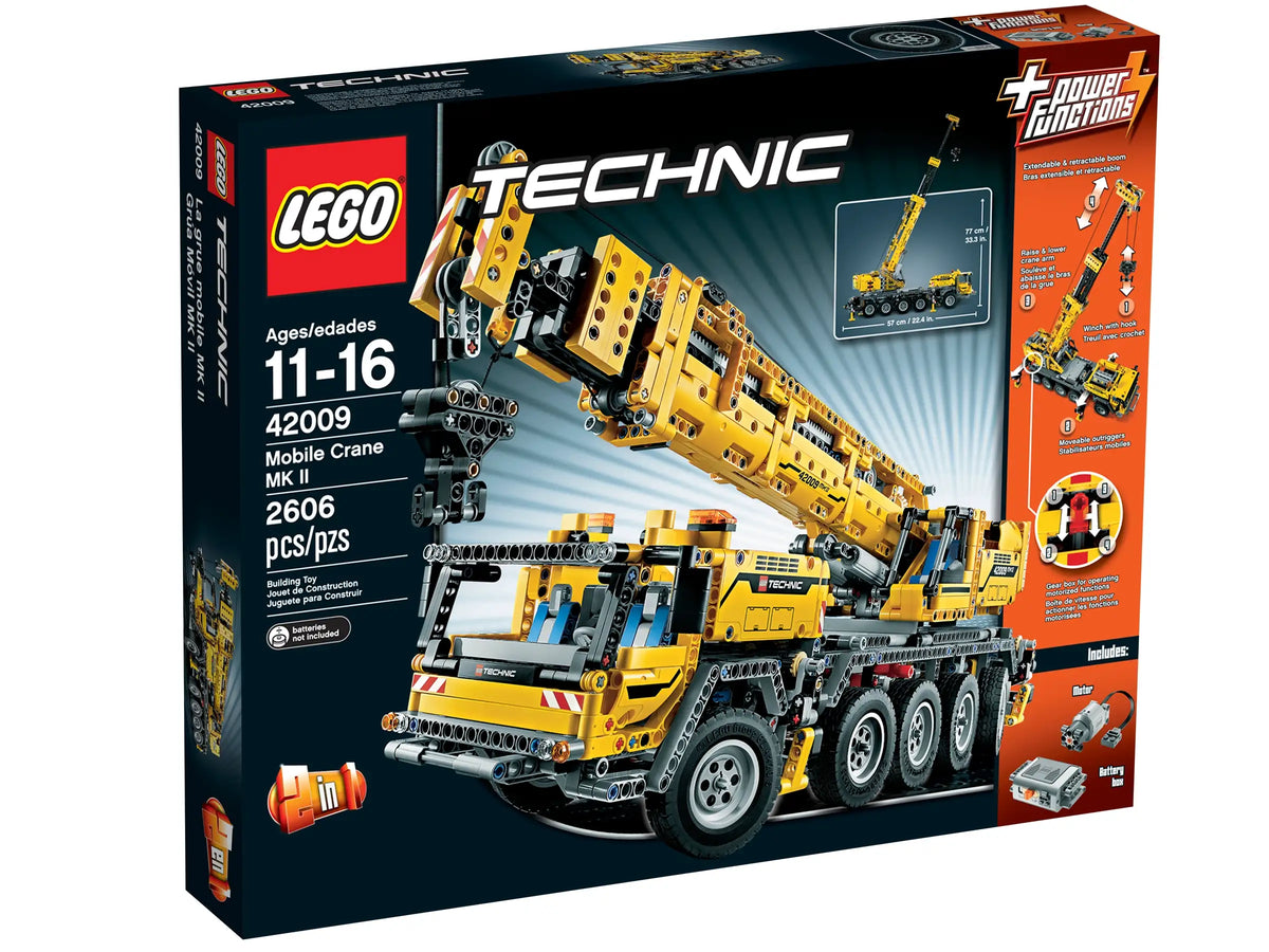LEGO Technic Mobile Crane Mk II 42009-Bricking Lebanon