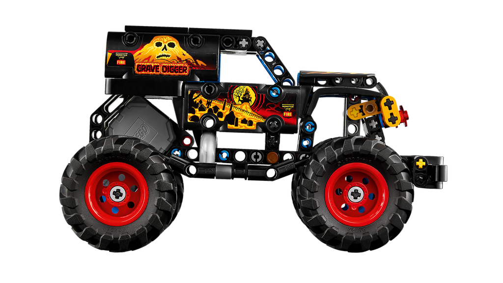 LEGO Technic Monster Jam Grave Digger Fire and Ice Truck 42219-Bricking Lebanon