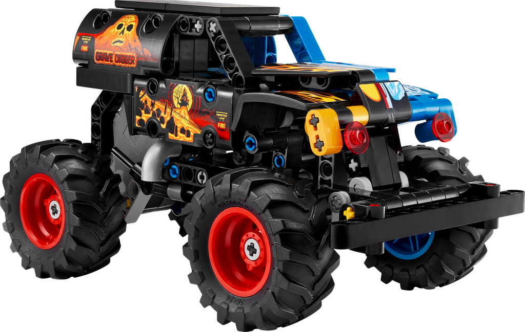LEGO Technic Monster Jam Grave Digger Fire and Ice Truck 42219-Bricking Lebanon