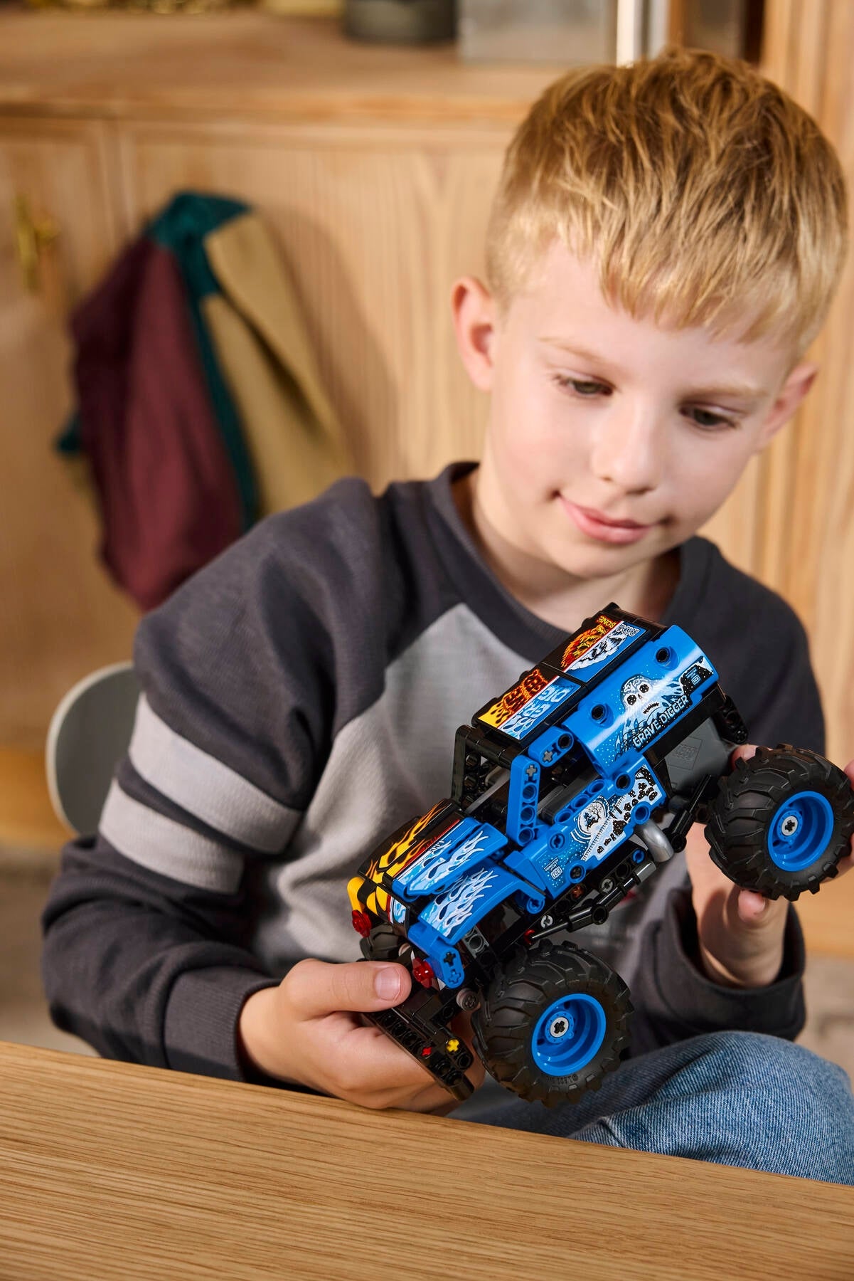 LEGO Technic Monster Jam Grave Digger Fire and Ice Truck-Lego / Technic-Bricking Lebanon