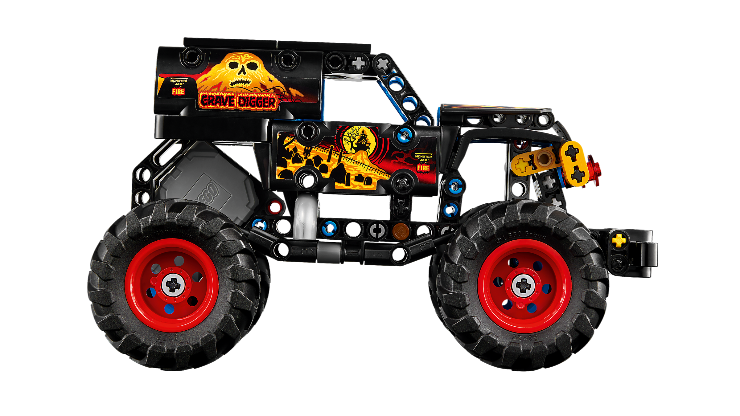 LEGO Technic Monster Jam Grave Digger Fire and Ice Truck-Lego / Technic-Bricking Lebanon