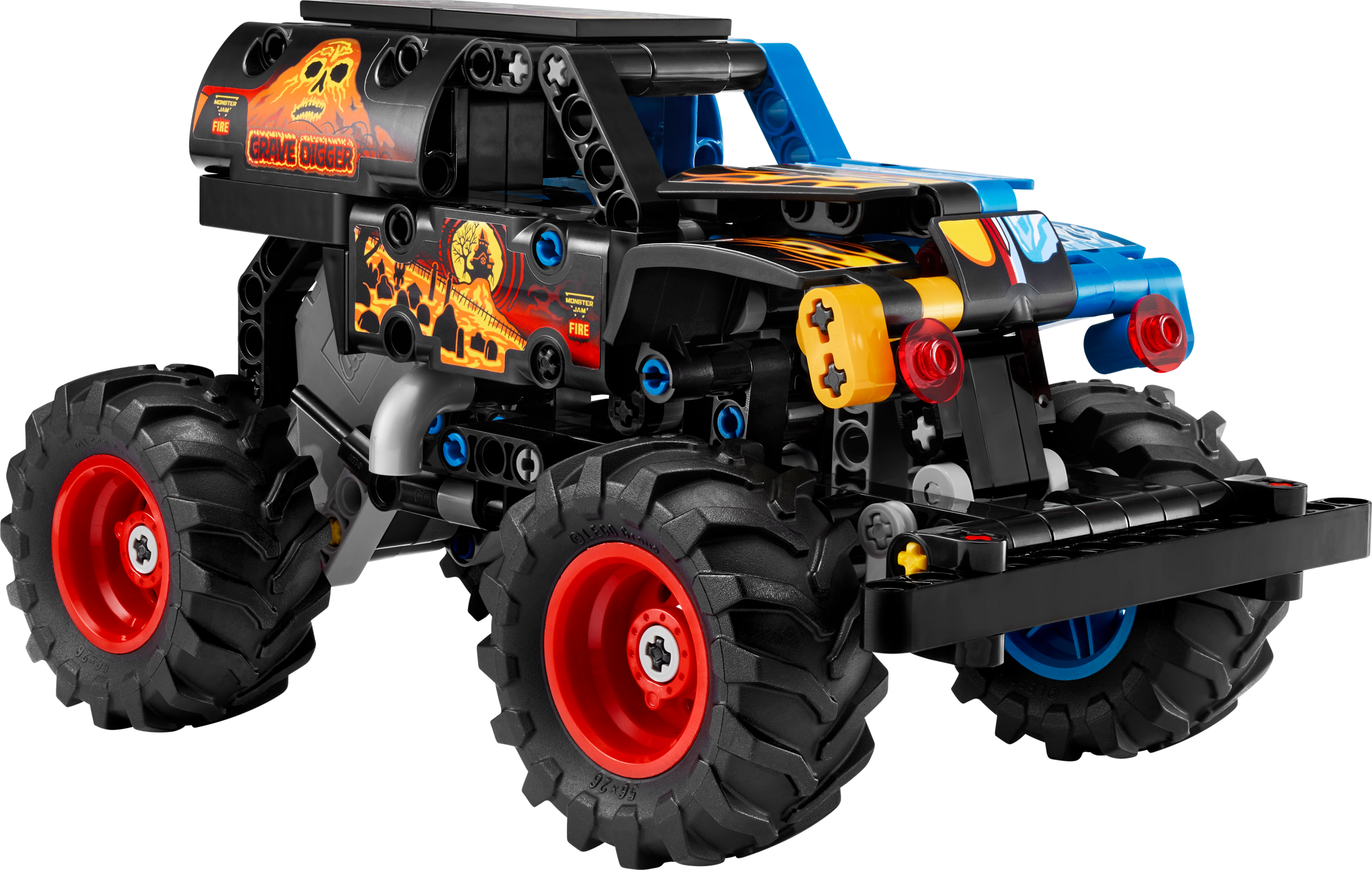 LEGO Technic Monster Jam Grave Digger Fire and Ice Truck-Lego / Technic-Bricking Lebanon