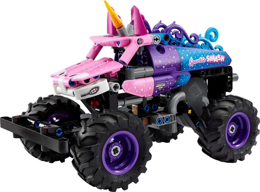 LEGO Technic Monster Jam Sparkle Smash Pull Back Unicorn Truck 42220-Bricking Lebanon