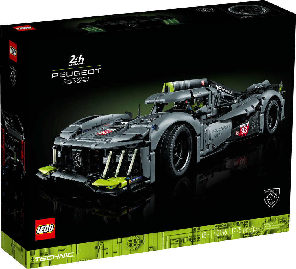 LEGO Technic PEUGEOT 9X8 24H Le Mans Hybrid Hypercar-Bricking Lebanon