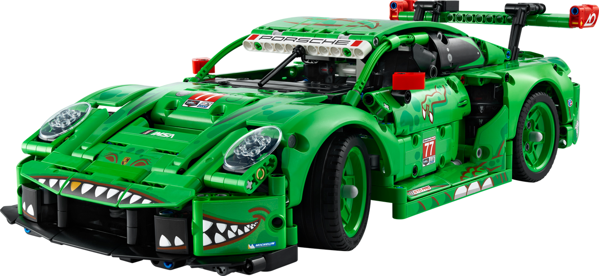 LEGO Technic Porsche 911 GT3 R REXY AO Racing Car 42224-Bricking Lebanon