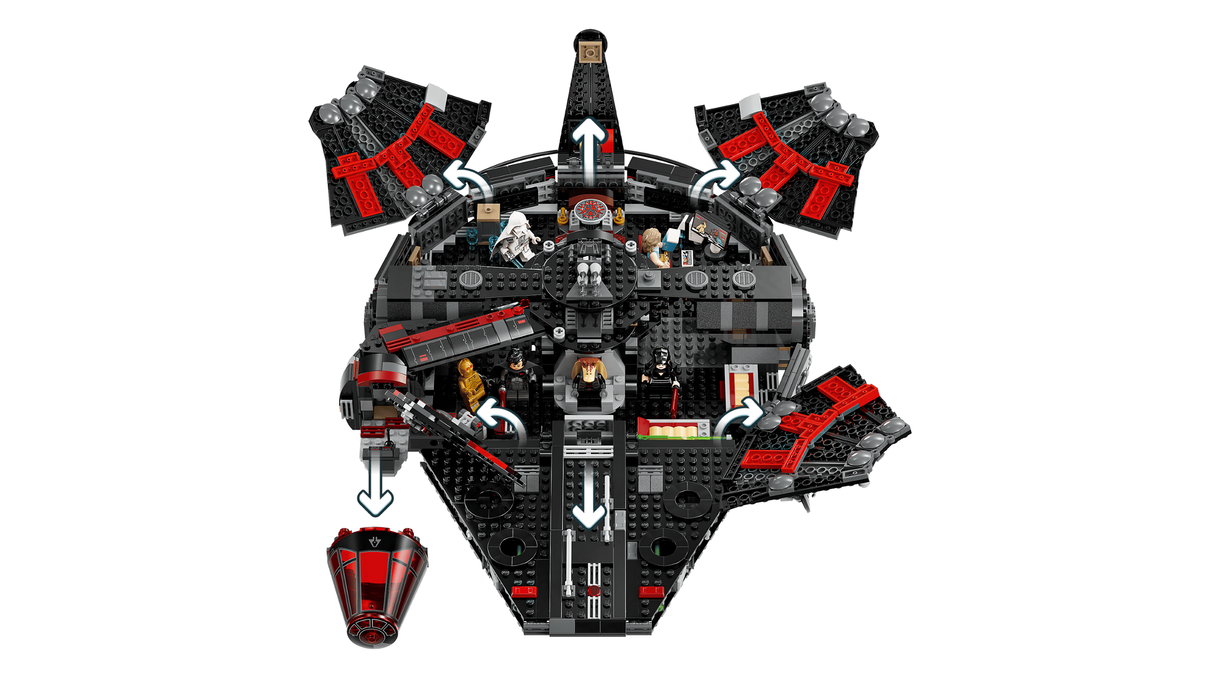 LEGO The Dark Falcon Star Wars Set 75389