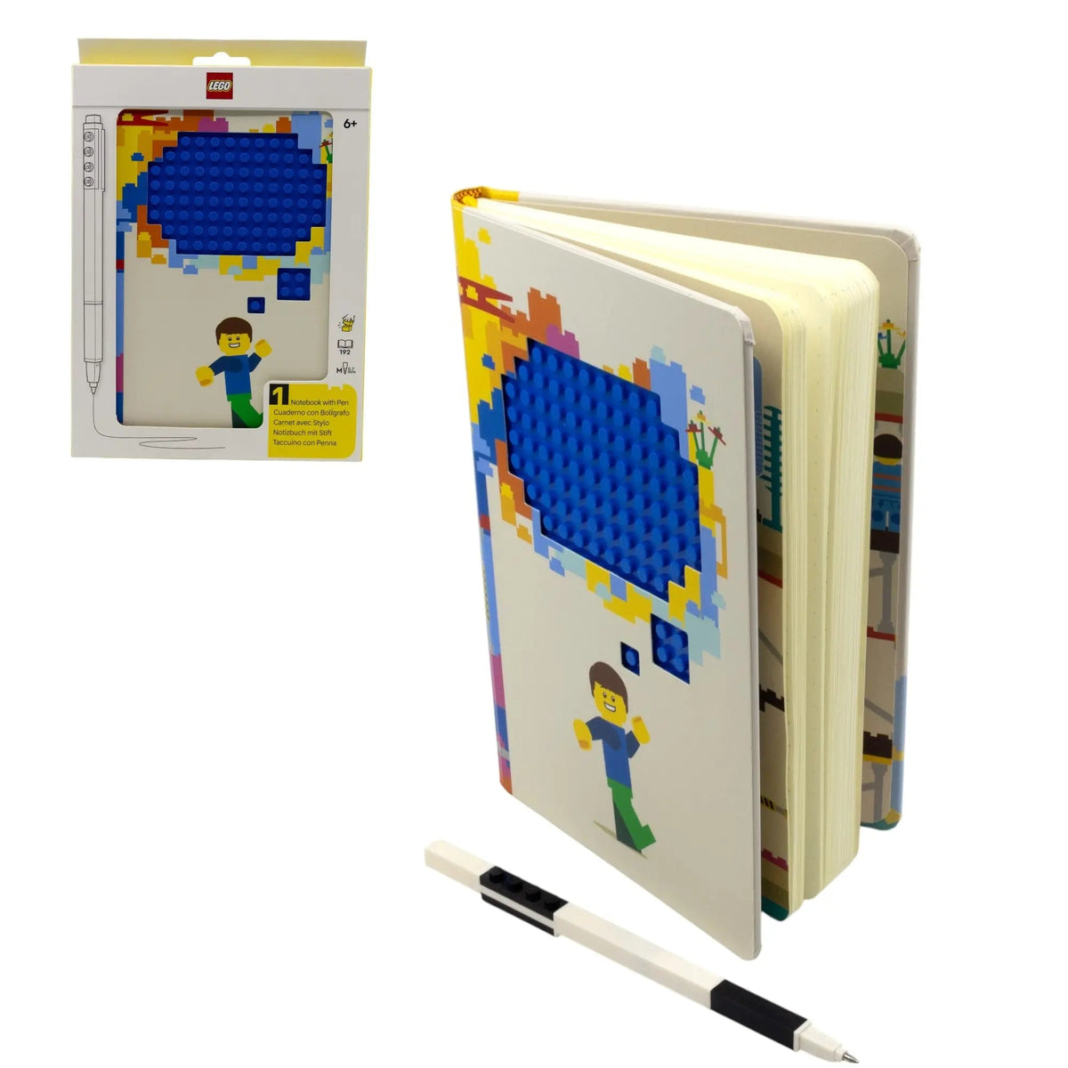 LEGO Thoughts Reclaim and Recycle Dotted Notebook with Gel Pen 53501-Bricking Lebanon