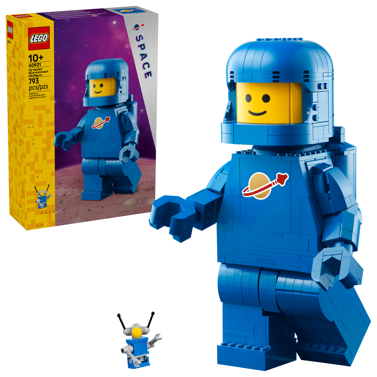 LEGO Up Scaled Blue Astronaut Minifigure 40921-Bricking Lebanon