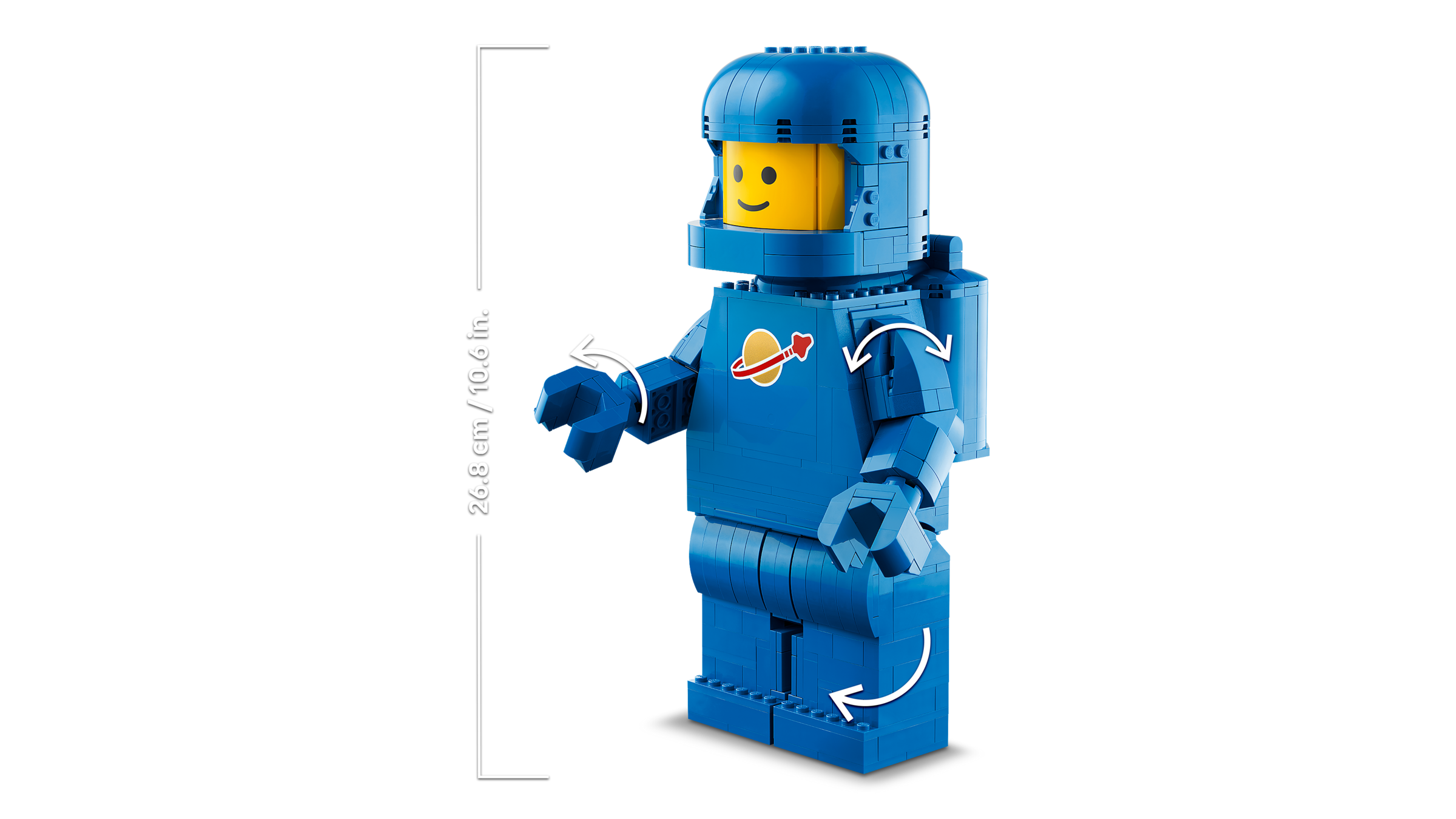 LEGO Up-Scaled Blue Astronaut Minifigure Building Set 40921-40921-Bricking Lebanon
