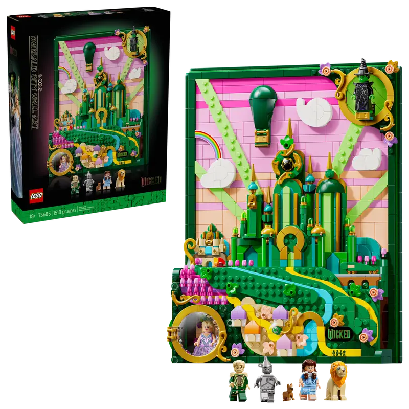 LEGO Wicked Emerald City Wall Art 75685-Bricking Lebanon