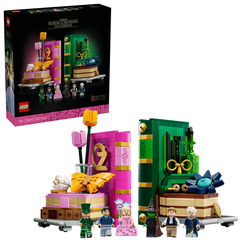 LEGO Wicked Glinda & Elphaba Bookends 75691-Bricking Lebanon