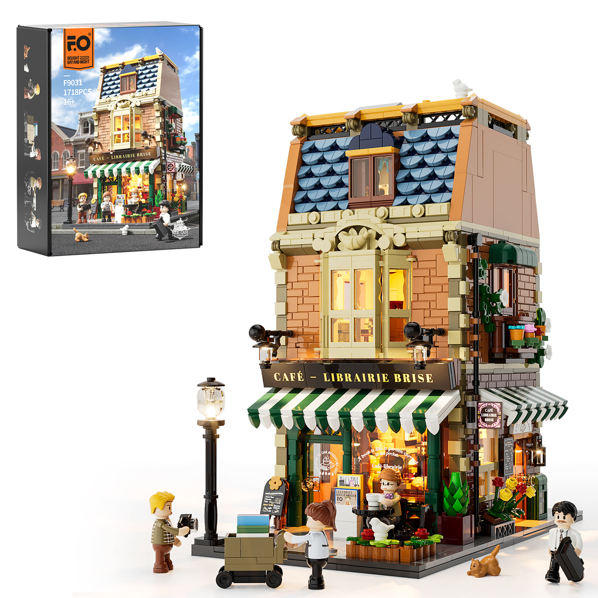 Lumibricks Book Cafe F9031-Bricking Lebanon