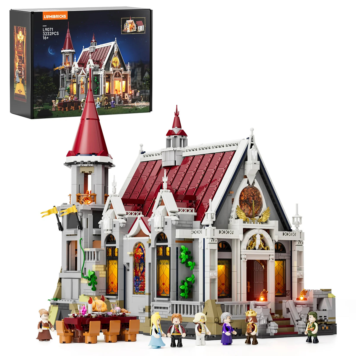 Lumibricks Castle Banquet Hall L9071-Bricking Lebanon
