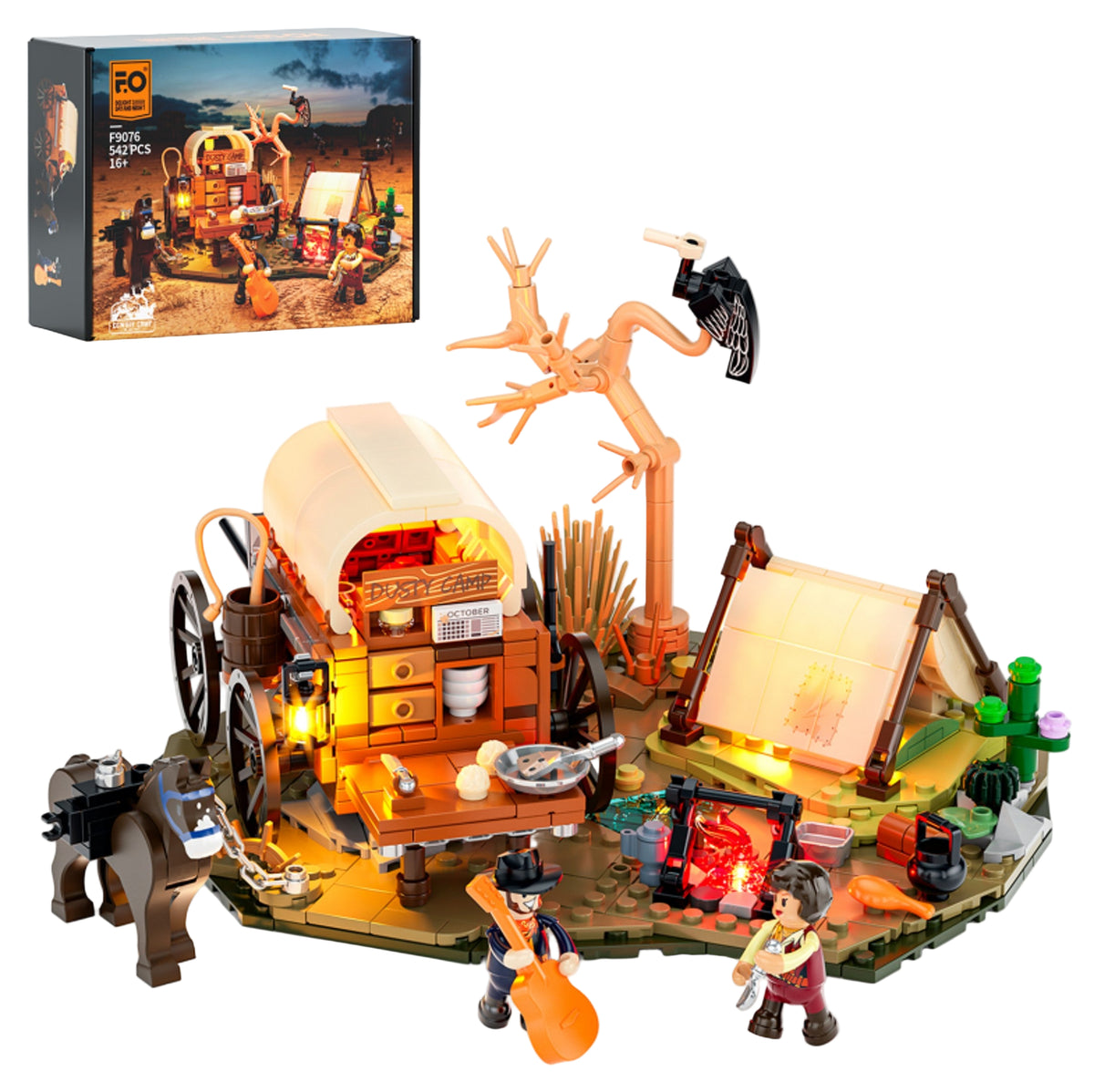 Lumibricks Cowboy Camp F9076-Bricking Lebanon