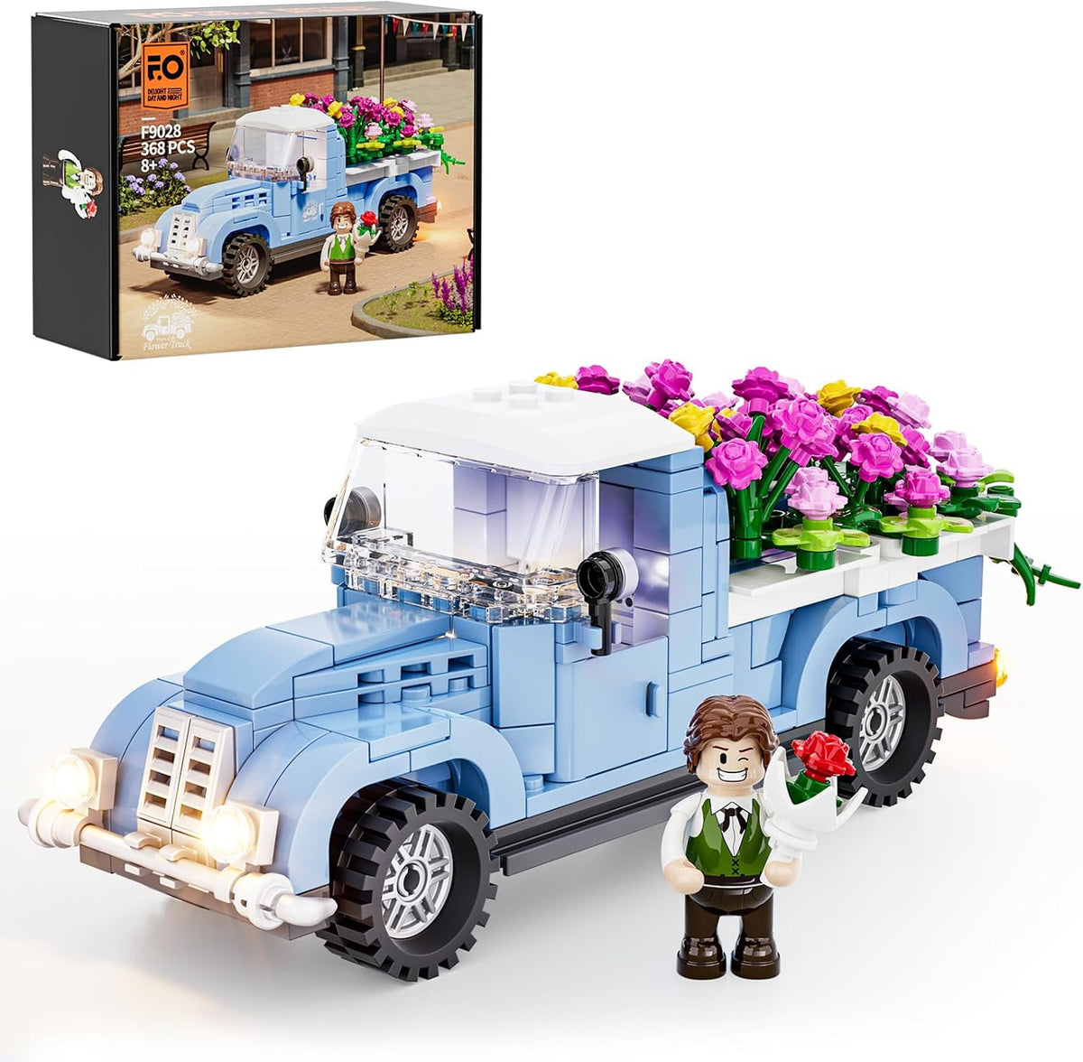 Lumibricks Flower Truck F9028-Bricking Lebanon