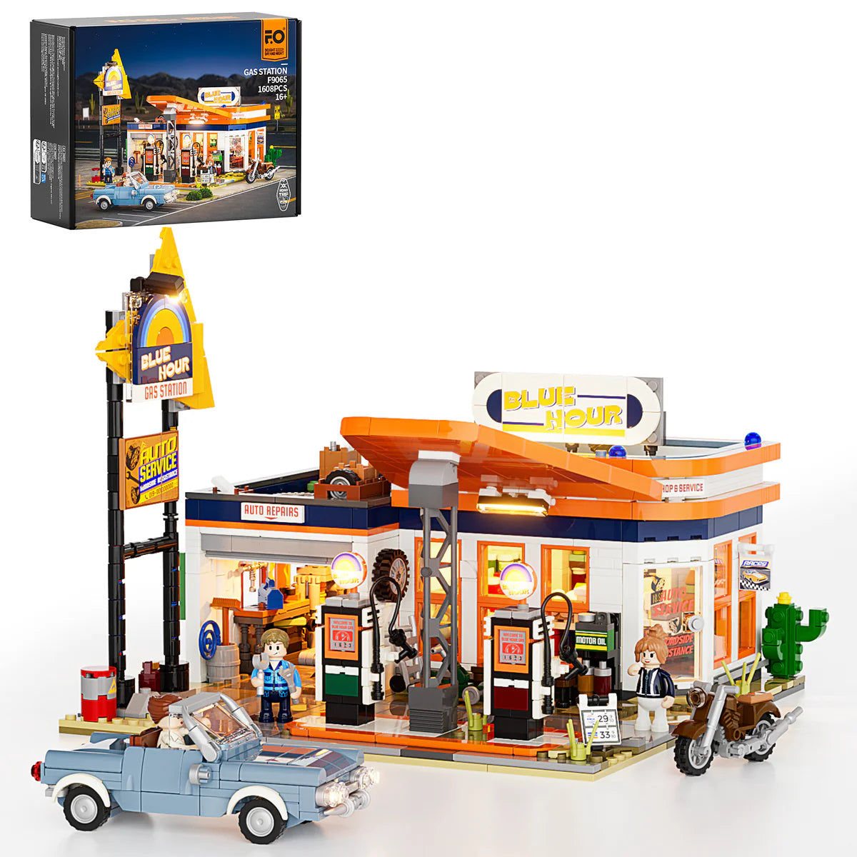 Lumibricks Gas Station F9065-Bricking Lebanon