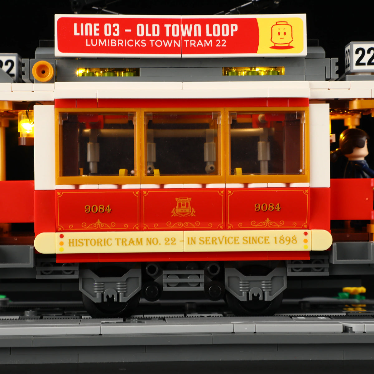 Lumibricks Heritage Tram and Station L9084-Bricking Lebanon