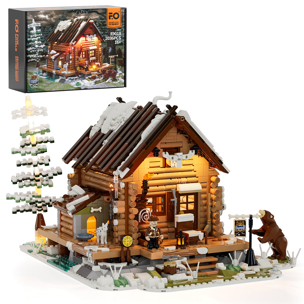 Lumibricks Hunting Cabin F9018-Bricking Lebanon