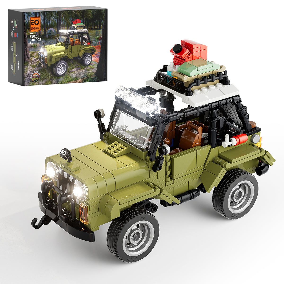 Lumibricks Jungle Off-Road Vehicle F9020-Bricking Lebanon