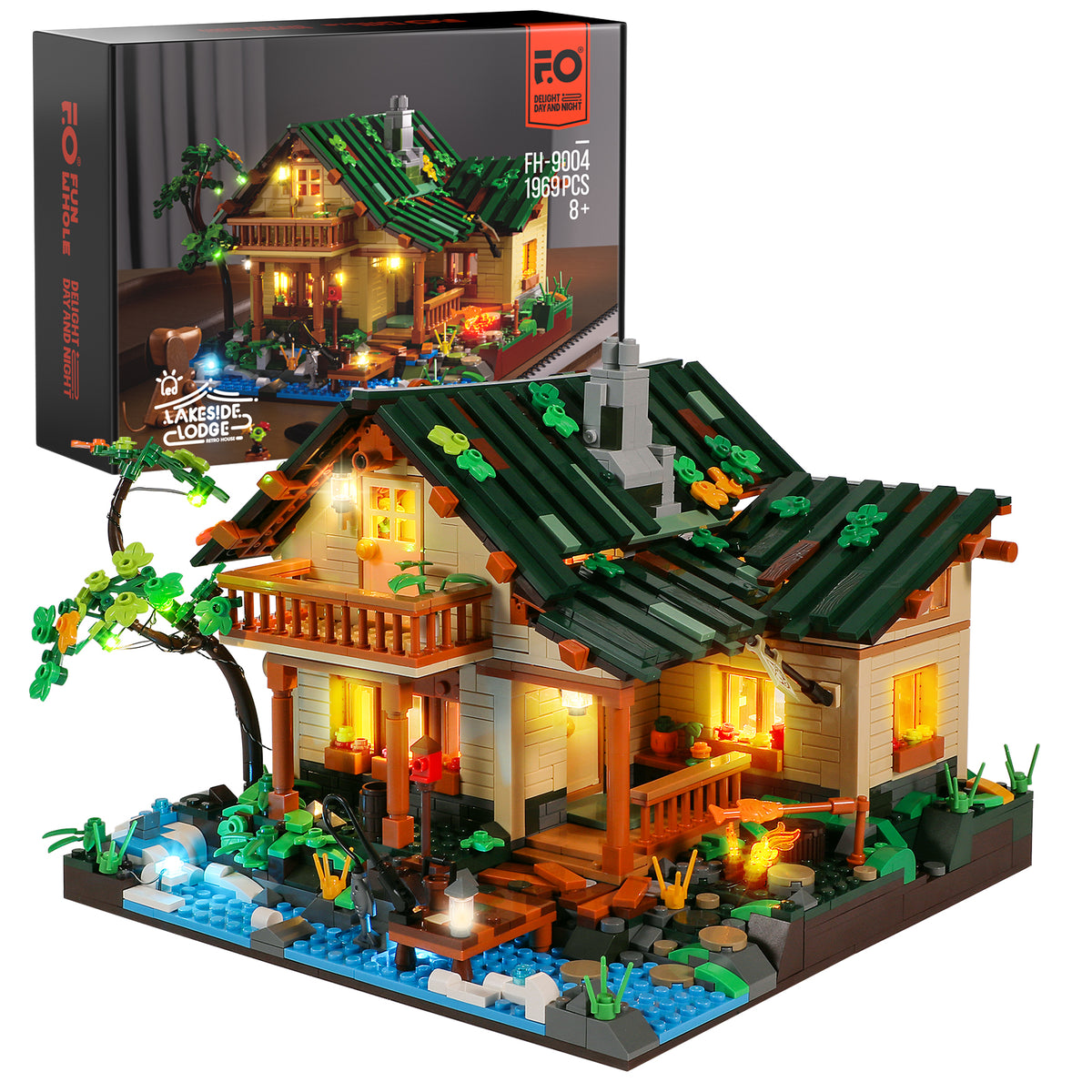 Lumibricks Lakeside Lodge FH9004-Bricking Lebanon