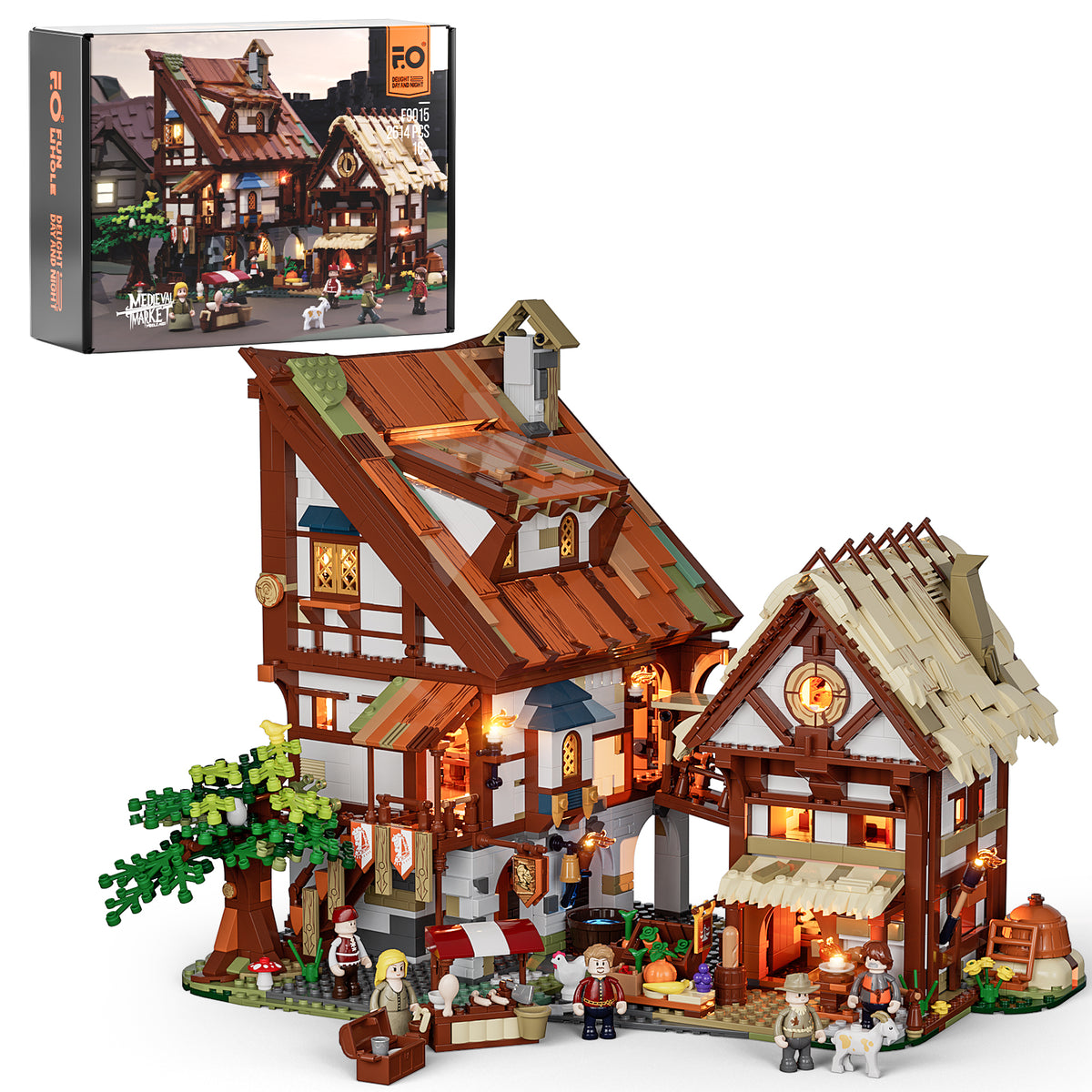 Lumibricks Medieval Market F9015-Bricking Lebanon