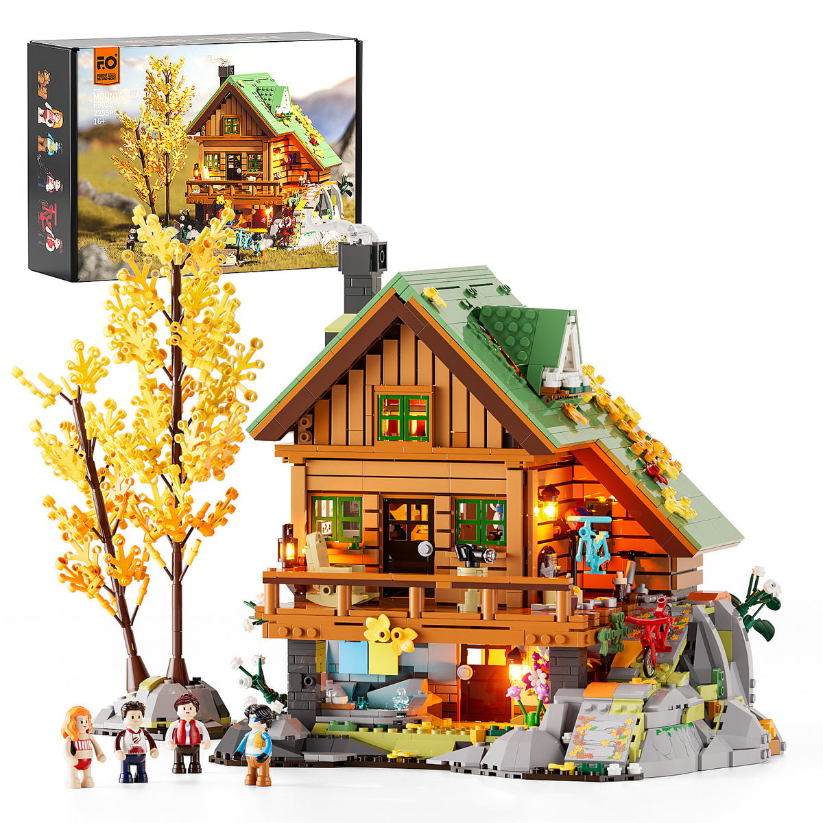 Lumibricks Mountain Cabin F9035-Bricking Lebanon