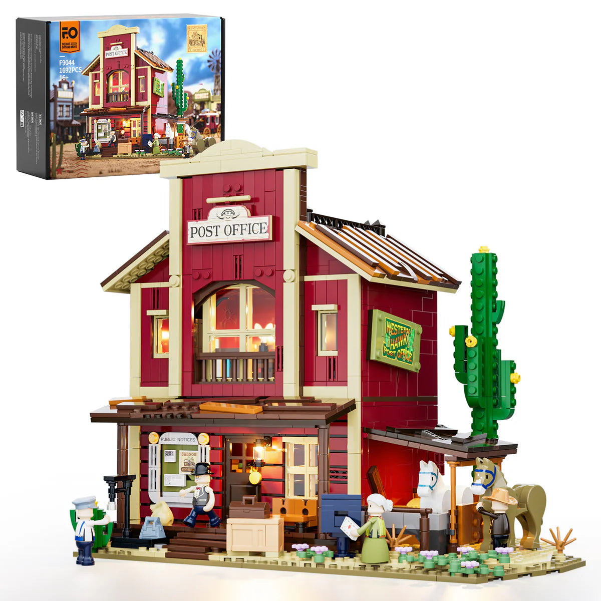Lumibricks Old West Post Office F9044-Bricking Lebanon