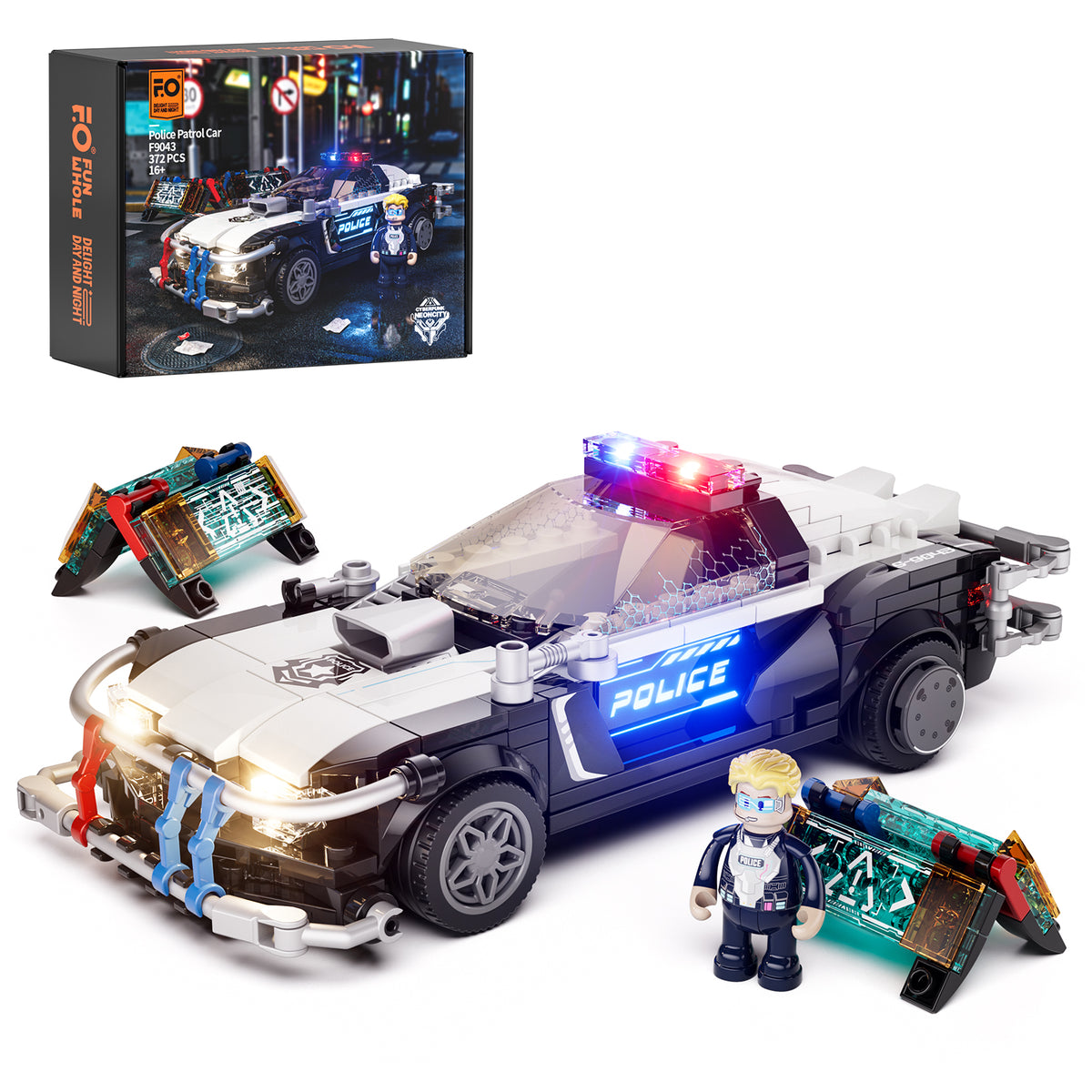 Lumibricks Police Patrol Car F9043-Bricking Lebanon