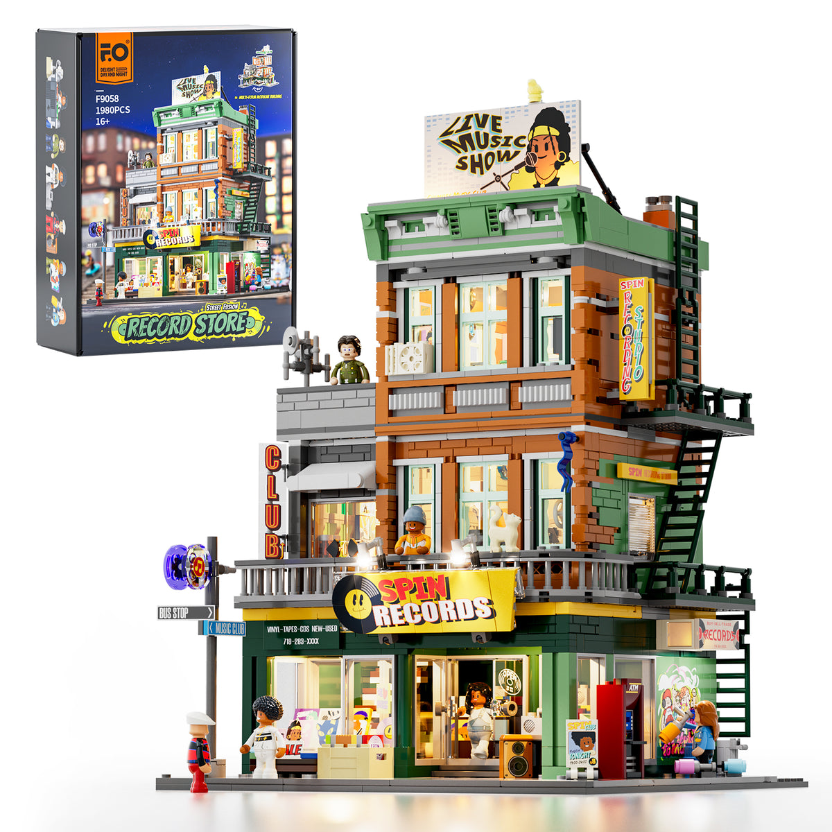 Lumibricks Record Store F9058-Bricking Lebanon