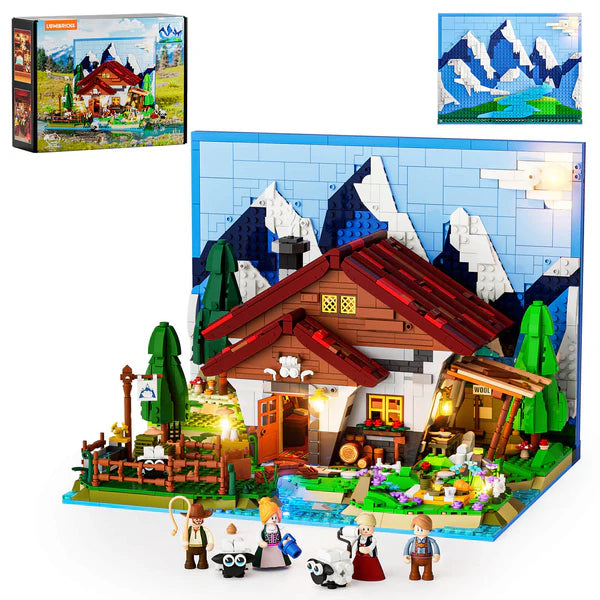 Lumibricks Shepherd's Cottage & Sheepfold L9094-Bricking Lebanon