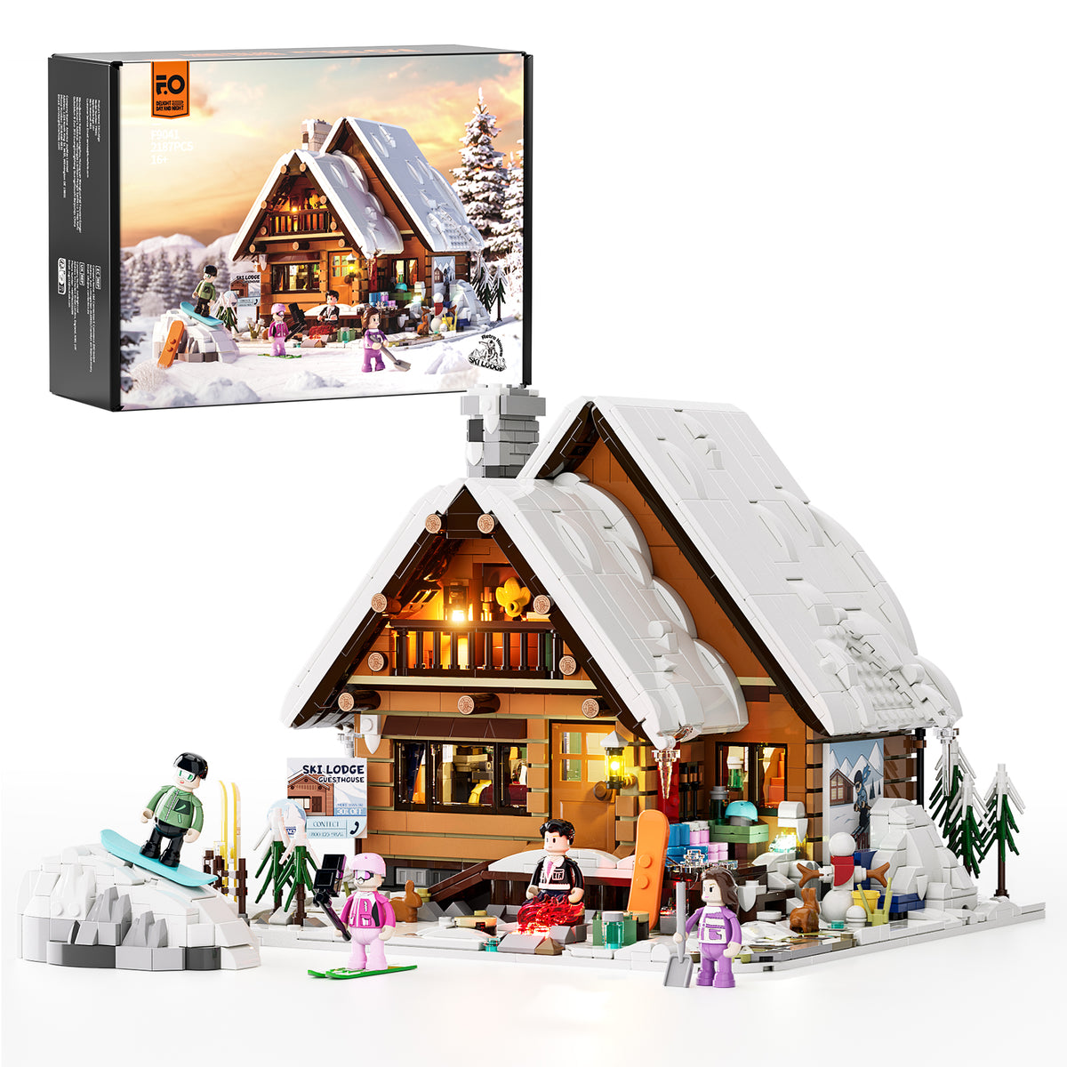 Lumibricks Ski Lodge F9041-Bricking Lebanon
