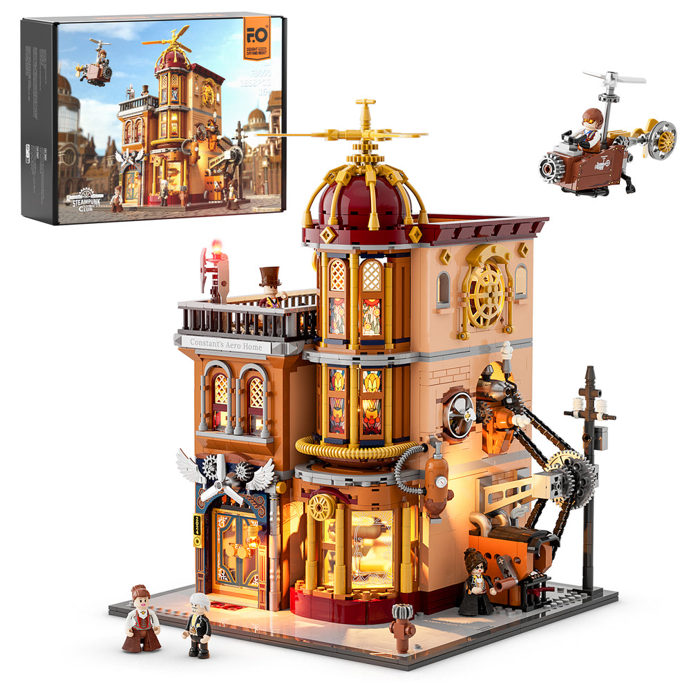 Lumibricks Steampunk Flying Club F9050-Bricking Lebanon